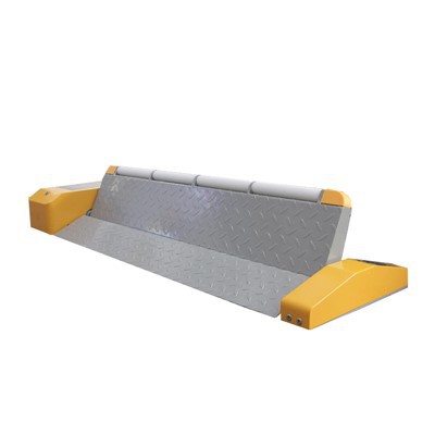 Parkirna ključavnica z jekleno loputo